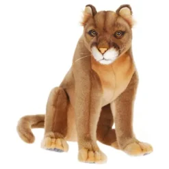 Lifelike Mountain Lion Stuffed Animal by Hansa