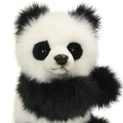 Lifelike Panda Bear Stuffed Animal by Hansa