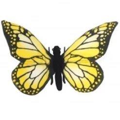Lifelike Yellow Butterfly Stuffed Animal by Hansa