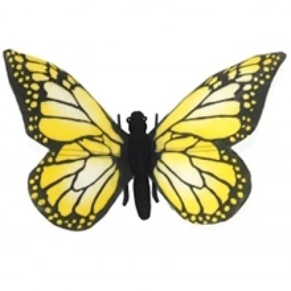 Lifelike Yellow Butterfly Stuffed Animal by Hansa