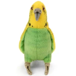 Lifelike Yellow Parakeet Stuffed Animal by Hansa