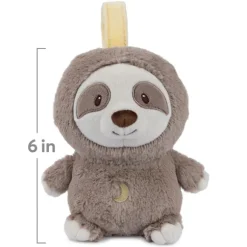 Lil' Luvs Baby Safe Plush Sloth with Soothing Tranquil Sounds by Gund