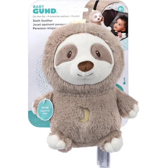Lil' Luvs Baby Safe Plush Sloth with Soothing Tranquil Sounds by Gund