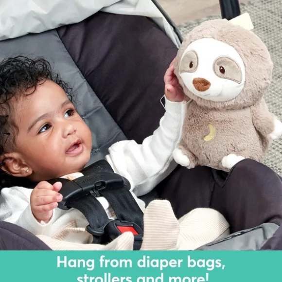 Lil' Luvs Baby Safe Plush Sloth with Soothing Tranquil Sounds by Gund