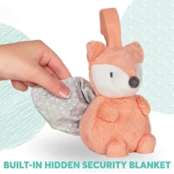 Lil' Luvs Emory Baby Safe Plush Fox Tuck-Away Lovey by Gund