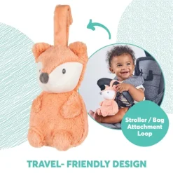 Lil' Luvs Emory Baby Safe Plush Fox Tuck-Away Lovey by Gund