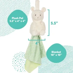 Lil' Luvs Liam Baby Safe Plush Llama Tuck-Away Lovey by Gund