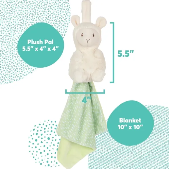 Lil' Luvs Liam Baby Safe Plush Llama Tuck-Away Lovey by Gund