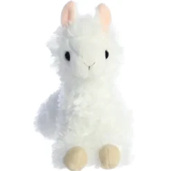 Little Ansy the Stuffed Alpaca Mini Flopsie by Aurora