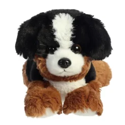 Little Bernie the Stuffed Bernese Mountain Dog Mini Flopsie by Aurora