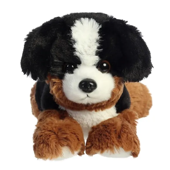 Little Bernie the Stuffed Bernese Mountain Dog Mini Flopsie by Aurora