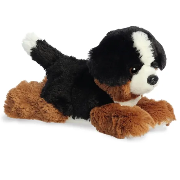 Little Bernie the Stuffed Bernese Mountain Dog Mini Flopsie by Aurora