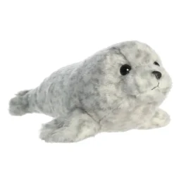 Little Blub the Stuffed Harbor Seal Mini Flopsie by Aurora