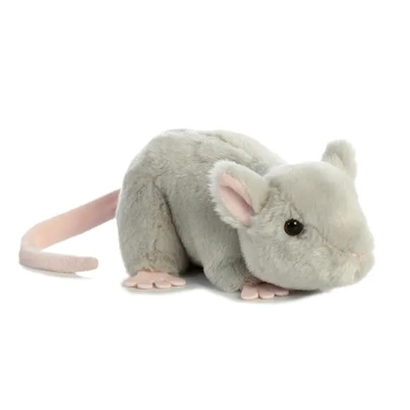 Little Cheddar the Stuffed Mouse Mini Flopsie by Aurora