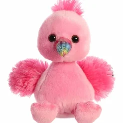 Little Fairy the Stuffed Pink Flamingo Mini Flopsie by Aurora