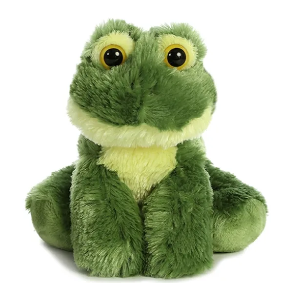 Little Frolick the Stuffed Frog Mini Flopsie by Aurora