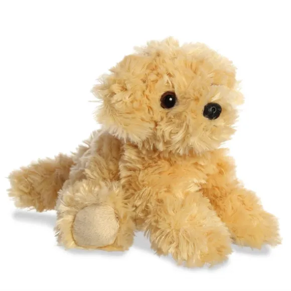 Little Ginny the Stuffed Goldendoodle Mini Flopsie by Aurora
