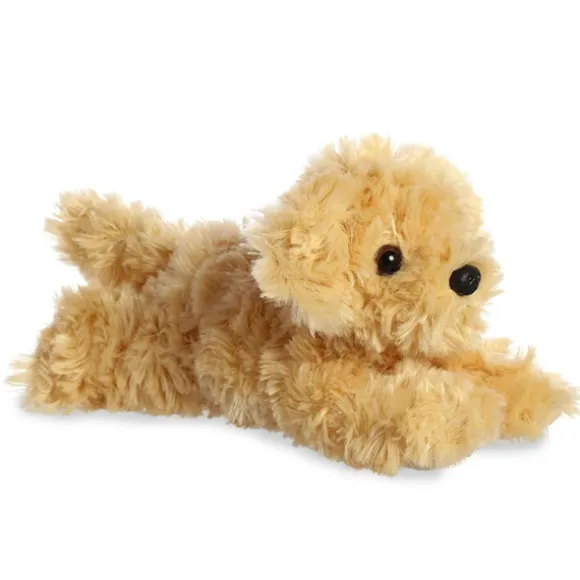 Little Ginny the Stuffed Goldendoodle Mini Flopsie by Aurora