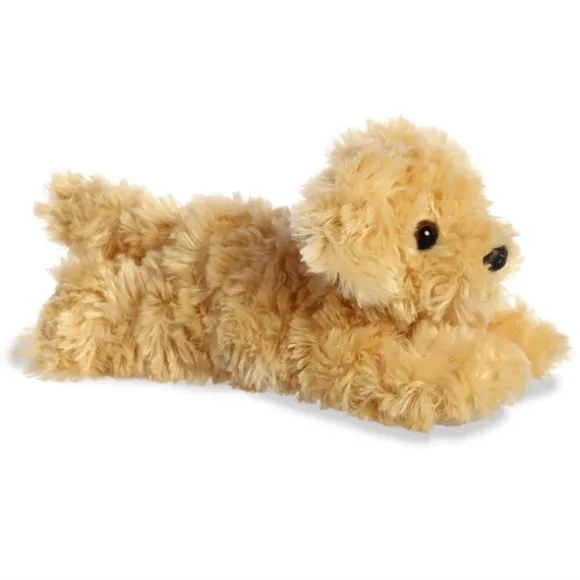 Little Ginny the Stuffed Goldendoodle Mini Flopsie by Aurora