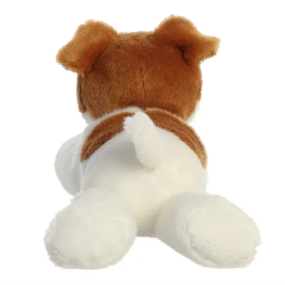 Little Jackie the Stuffed Jack Russell Terrier Mini Flopsie by Aurora