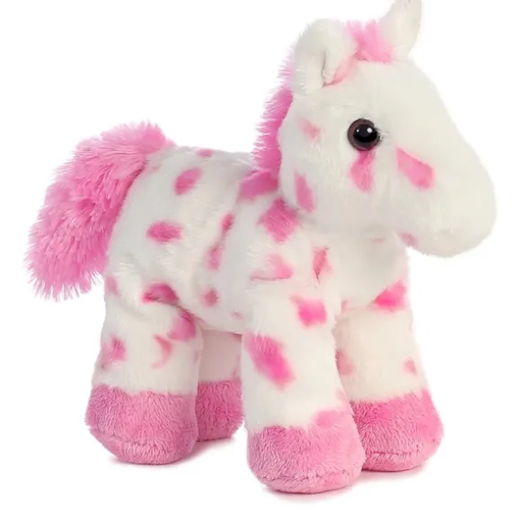 Little Lady the Stuffed Pink Spotted Horse Mini Flopsie by Aurora