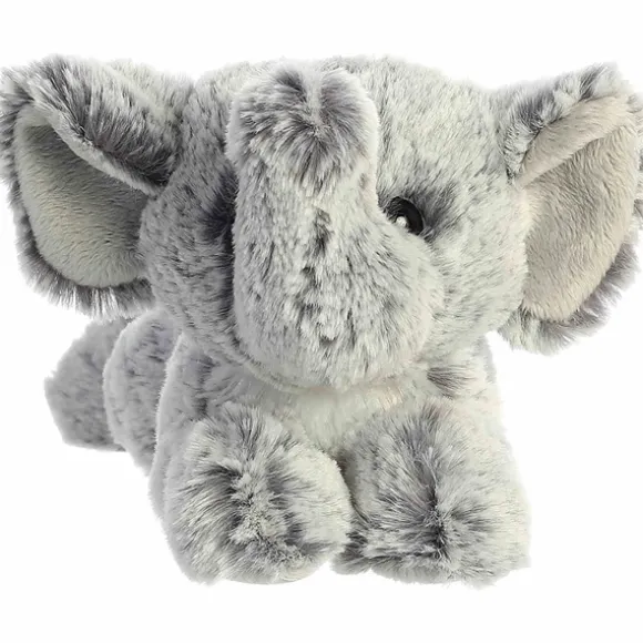 Little Leroy the Stuffed Elephant Mini Flopsie by Aurora