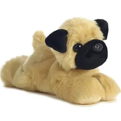 Little Pugster the Stuffed Pug Mini Flopsie by Aurora