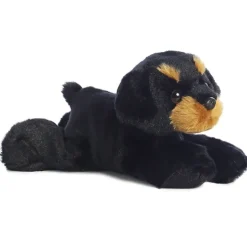 Little Raina the Stuffed Rottweiler Mini Flopsie by Aurora