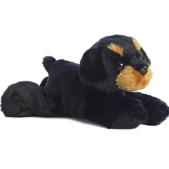 Little Raina the Stuffed Rottweiler Mini Flopsie by Aurora