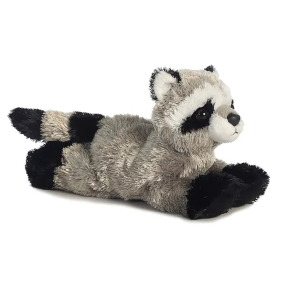 Little Rascal the Stuffed Raccoon Mini Flopsie by Aurora