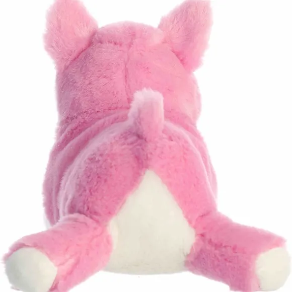 Little Rose the Stuffed Pink Corgi Mini Flopsie by Aurora