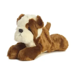 Little Semper Fi the Stuffed Bulldog Mini Flopsie by Aurora