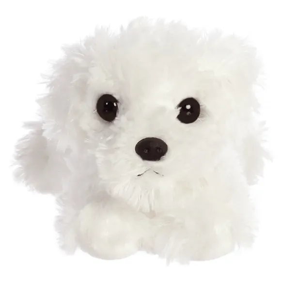 Little Snowball the Stuffed Bichon Frise Mini Flopsie by Aurora