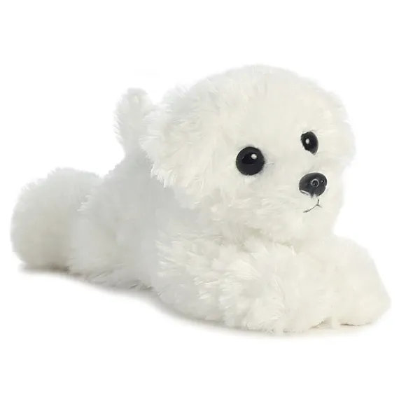 Little Snowball the Stuffed Bichon Frise Mini Flopsie by Aurora