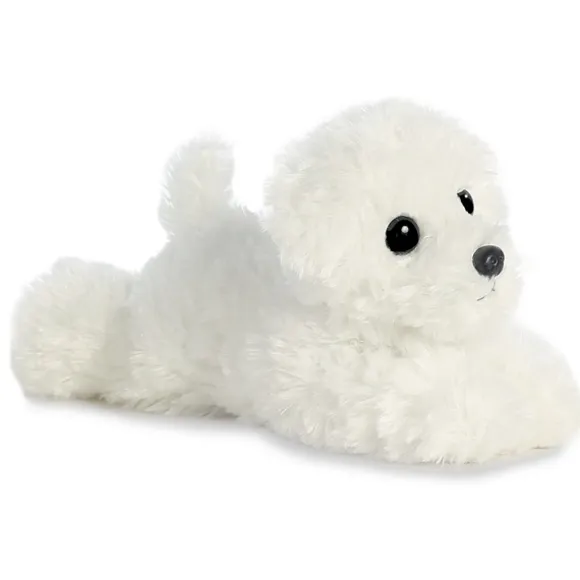 Little Snowball the Stuffed Bichon Frise Mini Flopsie by Aurora