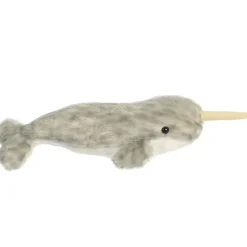 Little Torpedo the Stuffed Narwhal Mini Flopsie by Aurora