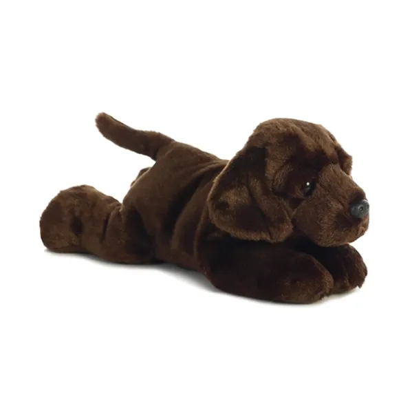 Max the Stuffed Chocolate Lab Flopsie by Aurora