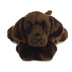 Max the Stuffed Chocolate Lab Flopsie by Aurora