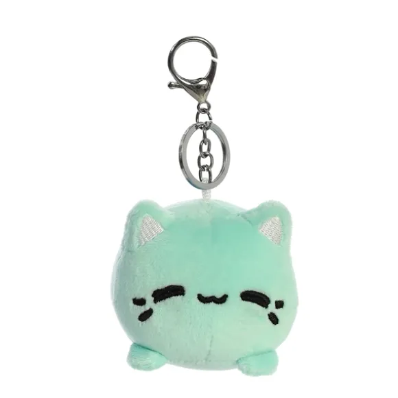Meowchi Mint Stuffed Cat Clip On Bag Charm by Aurora