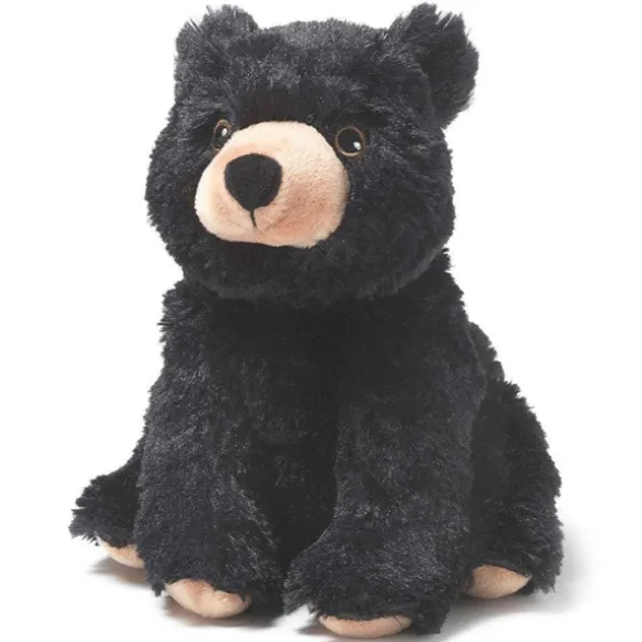 Microwavable Weighted and Scented Black Bear Stuffed Animal by Warmies