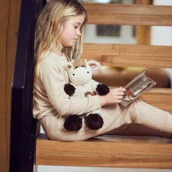 Microwavable Weighted and Scented Cow Stuffed Animal by Warmies