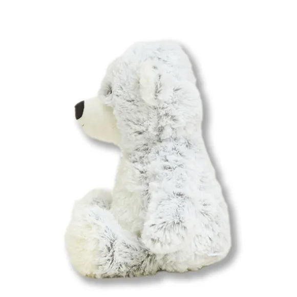 Microwavable Weighted and Scented Gray Marshmallow Bear Stuffed Animal by Warmies