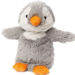 Microwavable Weighted and Scented Gray Penguin Stuffed Animal by Warmies