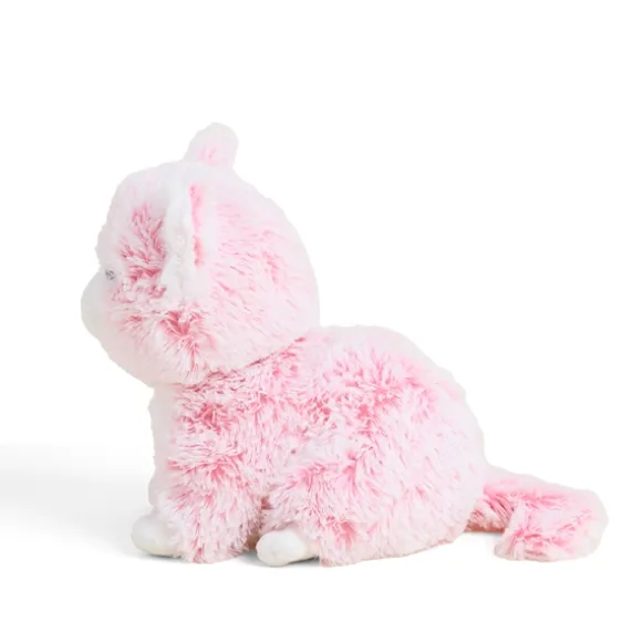 Microwavable Weighted and Scented Pink Kitten Stuffed Animal by Warmies