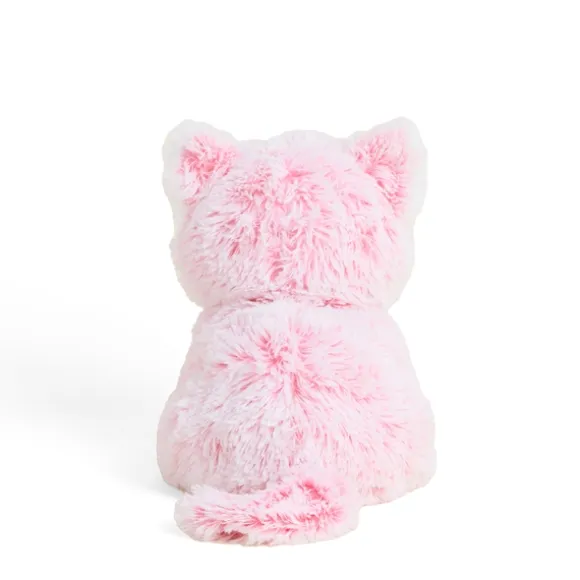 Microwavable Weighted and Scented Pink Kitten Stuffed Animal by Warmies