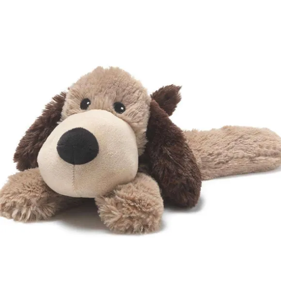 Microwavable Weighted and Scented Brown Dog Stuffed Animal by Warmies
