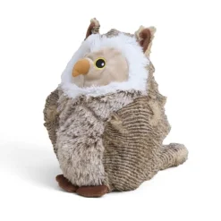 Microwavable Weighted and Scented Brown Owl Stuffed Animal by Warmies