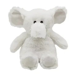 Microwavable Weighted and Scented White Elephant Stuffed Animal by Warmies