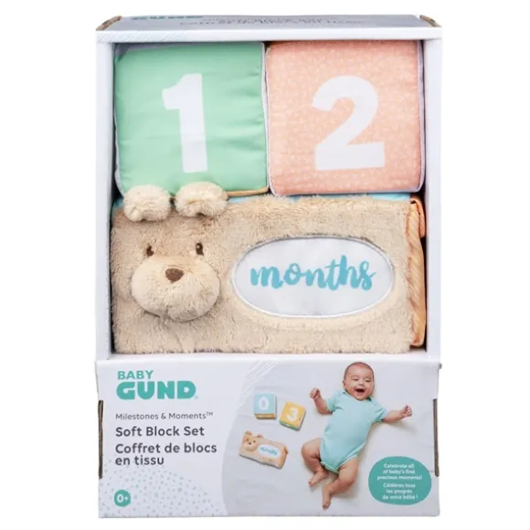 Milestones & Moments Baby Photo Prop Soft Blocks by Gund