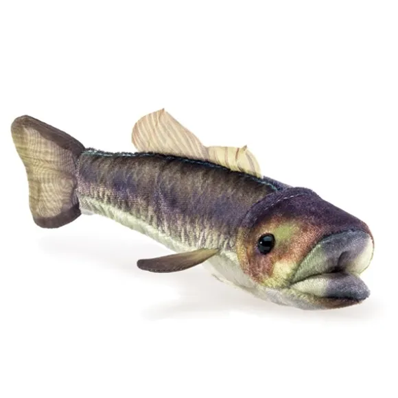 Mini Largemouth Bass Finger Puppet by Folkmanis Puppets